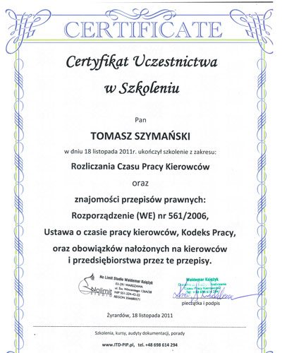 Certyfikat 08